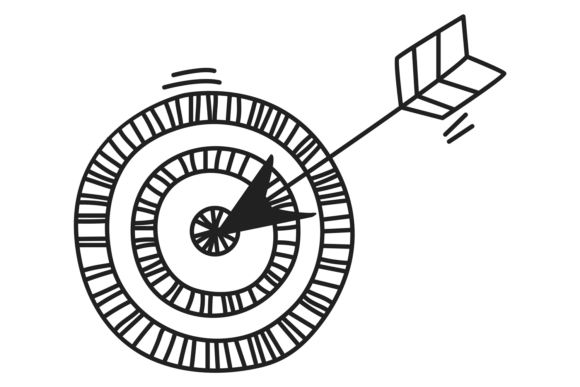 A Black and White Drawing of an Arrow Po: A Guide to Dynamic Design