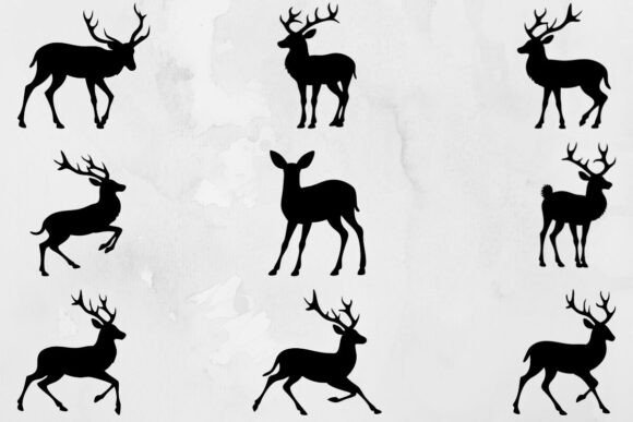Antelope Silhouette SVG: Infuse Your Designs with Elegant Wilderness
