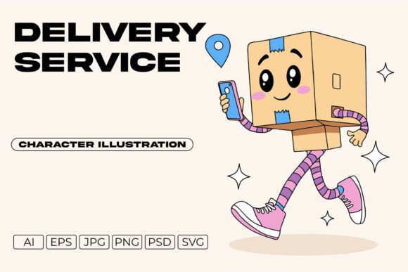 Bringing Logistics to Life: The Delivery Service Illustration