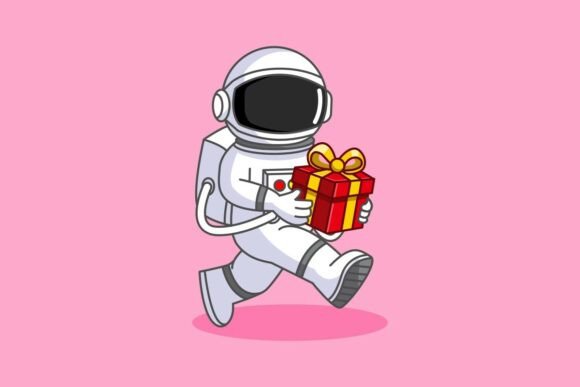 Cosmic Courier: Leveraging Astronaut Running with a Gift Box Space