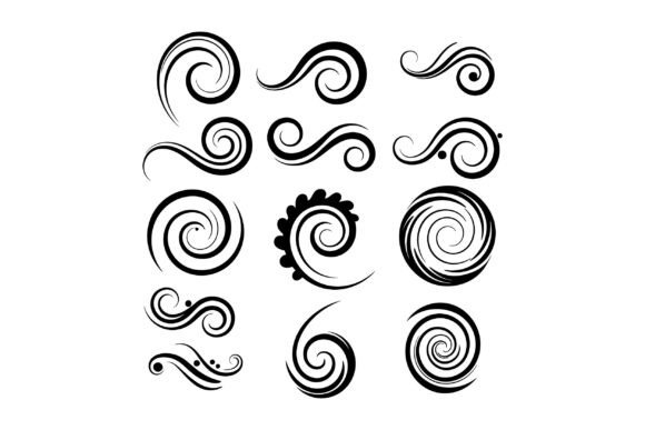 Dynamic Elegance: Using Abstract Swirling Shapes in Design