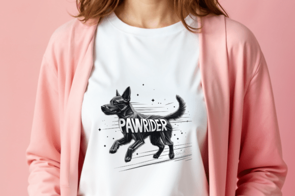 Pawrider Dog PNG Clipart: Dynamic Motion for Modern Designs