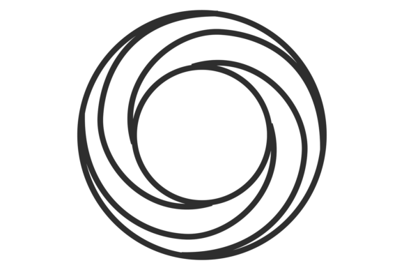 Round Infinite Circle Logo: Dynamic Moti in Motion