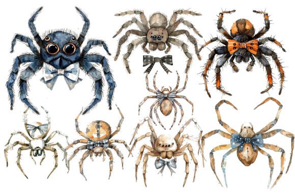 Spider Halloween Wind Spinner Pack: A Dynamic Design Asset