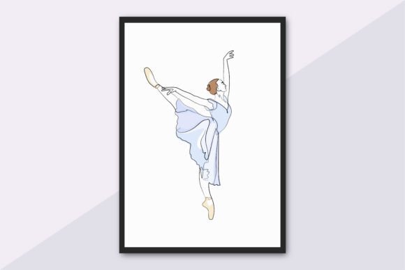 The Timeless Appeal of Ballet Dancing Girl Vector Line Art