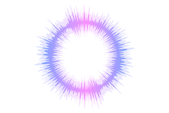 Wave Burst Neon Pink Dynamic Digital Motion